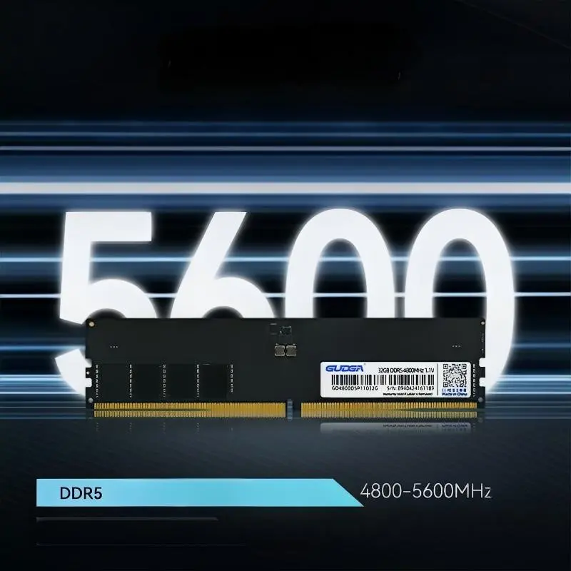 DDR5 UDIMM жедел жады 5600 МГц 6000 МГц жұмыс үстеліне арналған жаңарту жады