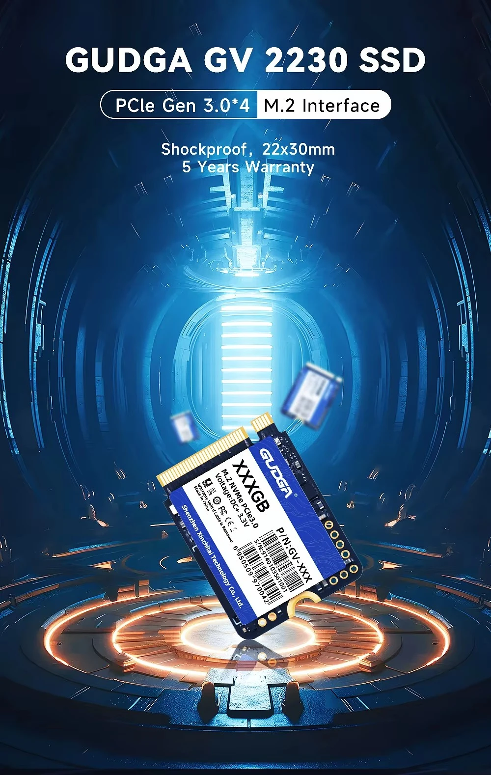 SSD NVMe M2 PCI-e 3.0X4 Internal Hard Disk
